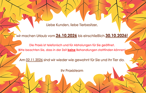 Bild Herbst-Urlaub 2026